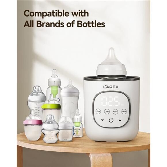 Bottle Warmer, Fast Baby Bottle Warmer for Breastmilk and Formula, with Timer - Picture 5 of 14